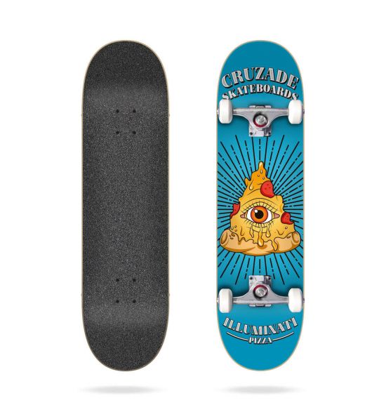 Cruzade Illuminaty Pizza 31.85" Complete skateboard
